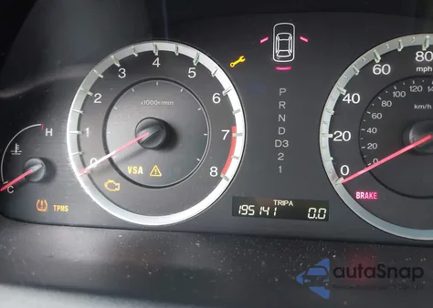 2008 Honda Accord 3.5 Ex-L из США, поврежденный, VIN 1HGCS22868A015180